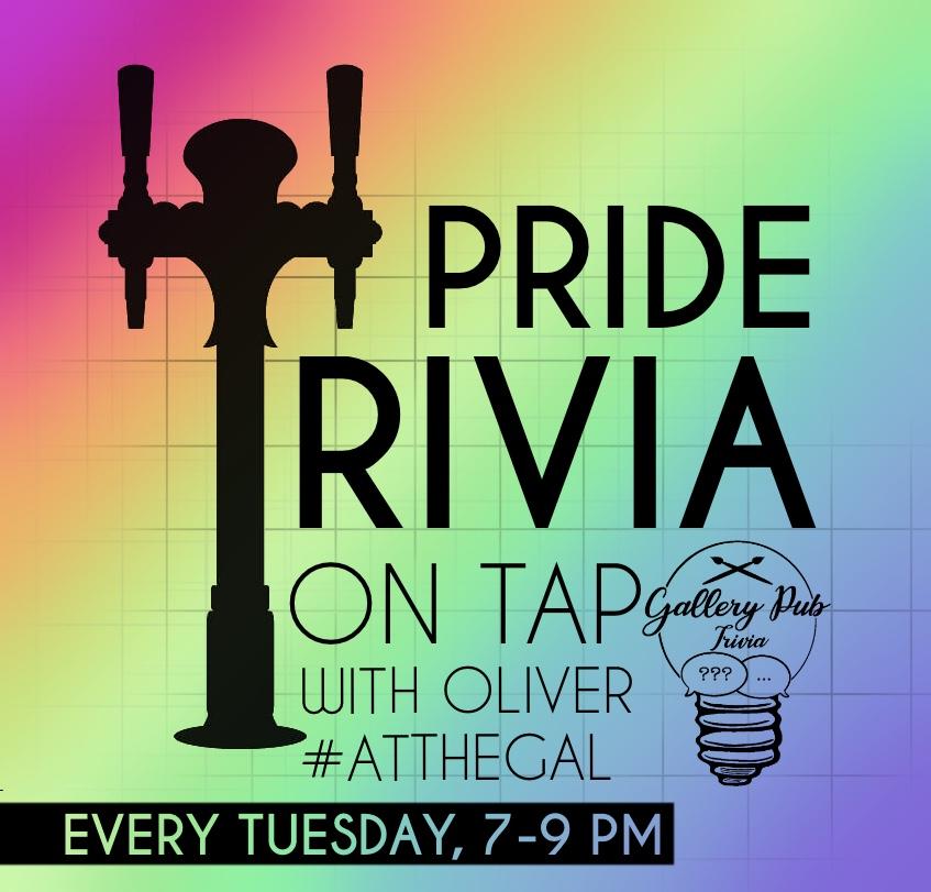 Pride Trivia on Tap Tuesdays with Oliver!